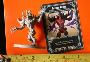 Monstruo demonio abismal oscuridad masiva juego de mesa de repuesto tarjetas de figura kickstarter - Imagen 1 de 2