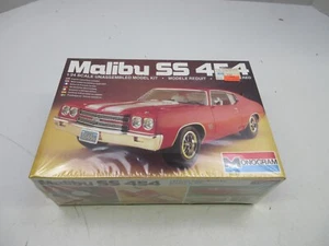 Monogram Malibu SS 454 Vintage Model kit 1/24 scale 1983 sealed - Imagen 1 de 4
