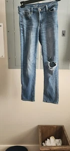 Signature Levi Strauss & Co. Mid-Rise Slim Cuffed Jeans Women's 2 W26 Jeans - Picture 1 of 4