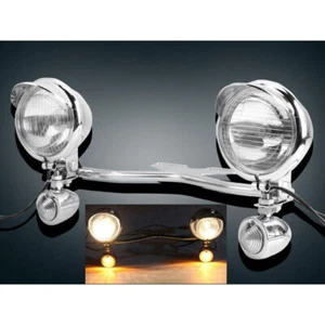 Motorcycle Passing Light Bar & Turn Signals For Suzuki Boulevard C109R C50 C90 - Picture 1 of 8