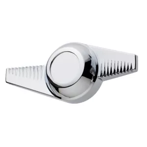 Chrome Plastic 2 Bar Hub Cap Spinners - Picture 1 of 2