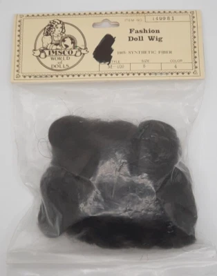 IMSCO Muñeca Peluca Cabello 140081 Estilo M-400 Talla 8 Color 4 Marrón Oscuro NUEVO Foto 1 de 4