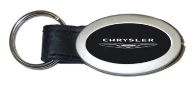Chrysler Oval Key Chain (Black) - Image 1 of 2