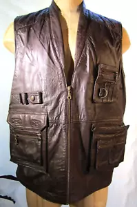 CANDA Leather Hunting Vest size large. - Picture 1 of 4