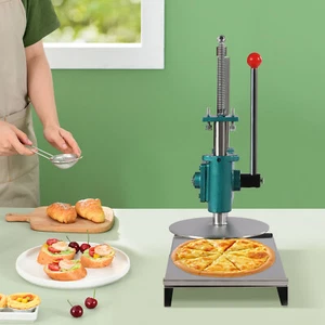 Manual Pizza Dough Pancake Press Flour Tortilla Machine Adjustable Thickness - Picture 1 of 24