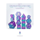 Kraken Dice Limited Edition Dice  Ploy Set - Enchanted Unicorn w/Silver (1 New