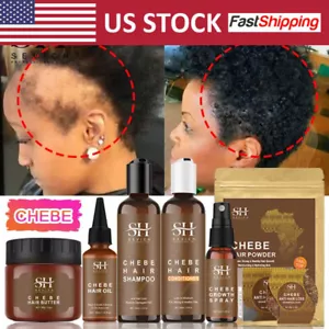 Fast Hair Growth Set Traction Alopecia Chebe Hair Mask Anti Hair Break Hair Grow - Picture 1 of 27