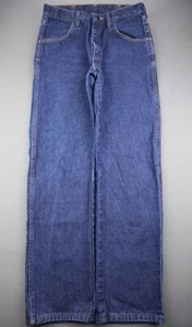 Pantalones de mezclilla vintage para hombre Rustler pierna recta lavado medio algodón talla 31x30 (MSR 29x30) - Imagen 1 de 6