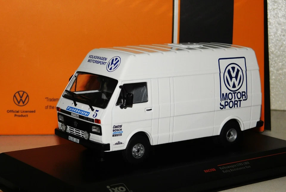 VOLKSWAGEN LT45 LWB RALLY ASSISTANCE VAN MOTORSPORT SERVICE IXO RAC286 1/43 - Image 1 of 1