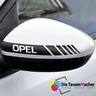 Opel R&#252;ckspiegelstreifen Auto Aufkleber Autosticker