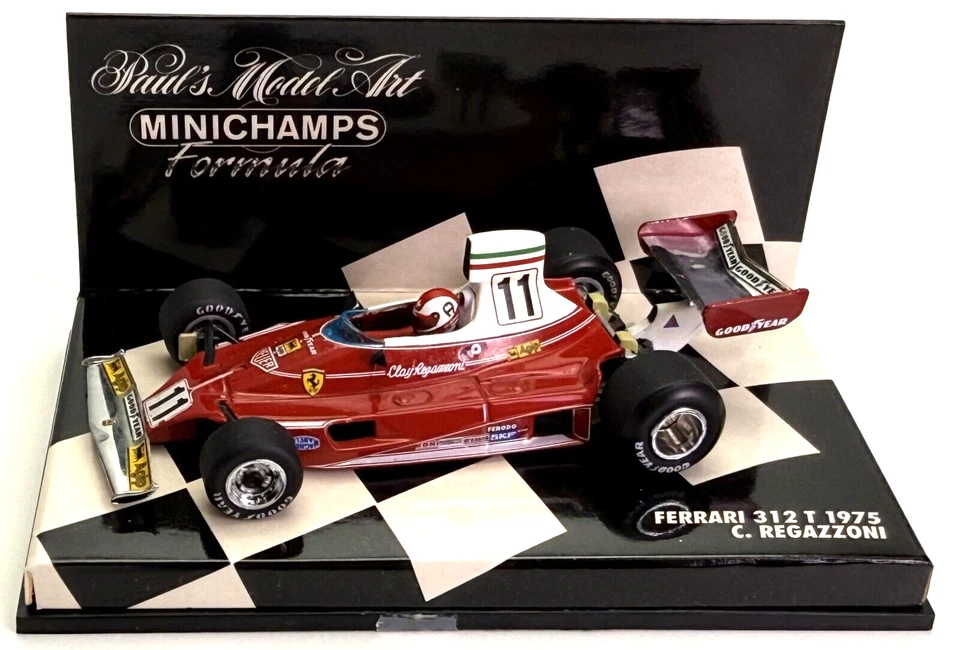 MINICHAMPS - Ferrari 312 T 1975 Regazzoni - 1:43 scale - Image 1 of 4