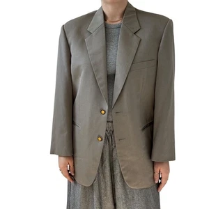 Vintage Georgio Armani Wolle Hellbraun Sport Mantel Blazer Hose Set 40R - Bild 1 von 10