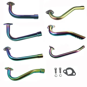Colorful Exhaust Pipe For Honda GX160 GX200 Predator 212cc 196cc Engine - Picture 1 of 8
