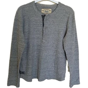 Faconnable In Henley Long Sleeve Thermal Shirt French Size Medium Macau - Picture 1 of 6