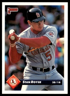 1993 Donruss Stan Royer St. Louis Cardinals #680 - Image 1 of 2