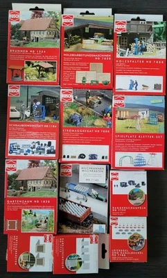 Busch verschiedene Kleinbausätze/Zubehör, für die Modellbahn Spur H0 Lesen! (3) - Bild 1 von 4