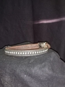 Designer Leather Dog Collar Heavy Duty - Picture 1 of 3