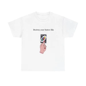 Destroy Your Haters lustiges Spieleabend Grafik T-Shirt Unisex Erwachsene NEU - Bild 1 von 29