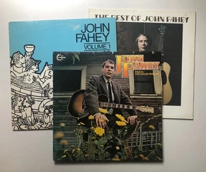 3 John Fahey Lp's - Best Of, Blind Joe Death & Requia / The Yellow Princess - Foto 1 di 24