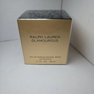 Ralph Lauren Glamourous 1,7 oz Feminino Eau de Toilette Spray Natural - NOVO EM FOLHA NA CAIXA LACRADA - Imagem 1 de 4