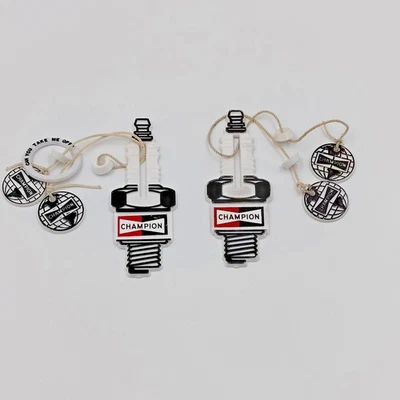 Lote de 2 rompecabezas de rompecabezas publicitarios de bujías Champion en muy buen estado, uno completo Foto 1 de 4