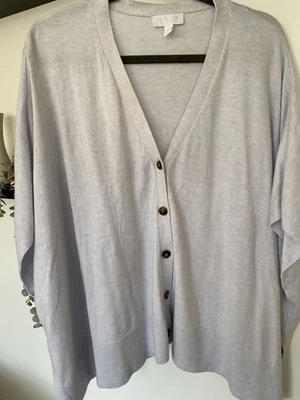 The White Company White Label Oversize Sleeveless Knitted Top With Cashmere L - Image 1 of 4