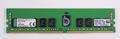 Kingston KTH-PL421/8G 8GB DDR4 PC4 2133MHz Reg ECC Server Memory - Image 1 of 3