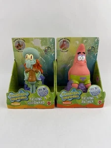 Bob Esponja Pantalones Cuadrados Hablando Riendo Calamardo y Patricio De Colección 2000 Juguetes Mattel - Imagen 1 de 23