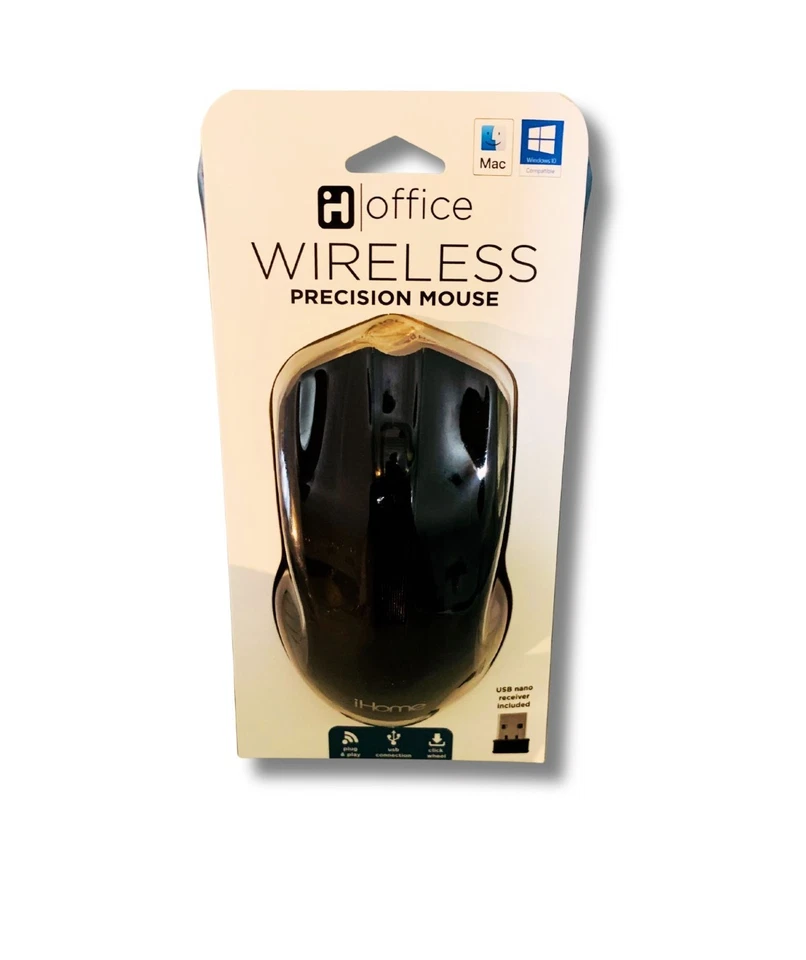 iHome Wireless Precision Mouse USB Plug & Play for Mac & Windows | NEW & Sealed - Image 1 of 4