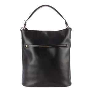 A.L.C LEATHER LUKE BUCKET BAG BLACK CROSS BODY IF YOU WISH OR HANDLE “GORGEOUS” - Picture 1 of 7