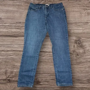 Levi Jeans Women 311 Shaping Skinny Mid-Rise Tapered Leg Size 32(32x28) Blue - Picture 1 of 14