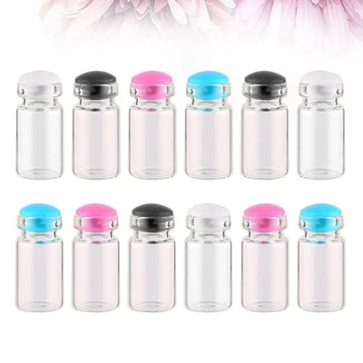  50 Pcs Mini Schnapsflaschen Kleine Glasflasche Mit Korkstopfen Treibflasche - Bild 1 von 4