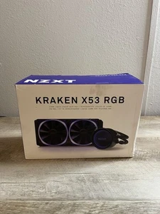NZXT Kraken X53 RGB 240mm Liquid CPU Kühler Infinity Bildschirm - Bild 1 von 5