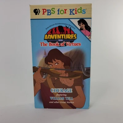 PBS Kids Adventures From The Book Of Virtues Courage VHS 1996 - Image 1 of 4