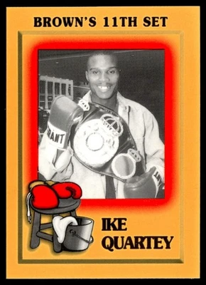 1997 Browns Boxing Ike Quartey #66 - Image 1 of 2