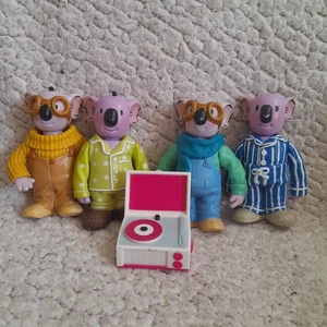 Paquete X4 The Koala Brothers 4” figuras 2003 Frank Buster Plus variantes - Imagen 1 de 13