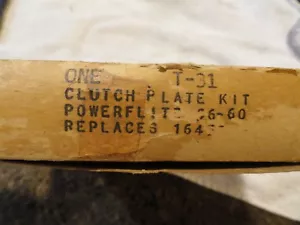 1956-60 MOPARS CLUTCH PLATE KIT POWERFLITE NIB MADE IN USE - Picture 1 of 4