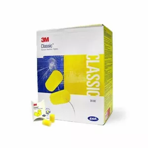 3M Classic Earplugs Box of 200 ***USA SELLER*** - Picture 1 of 1