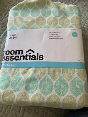 Room Essentials Twin Size Brushed Cotton Sheets And Pillowcases Set Easy Care - Image 1 of 4