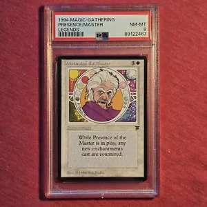 Magic The Gathering MTG 1994 Legends: Presence Of The Master - PSA 8 - Picture 1 of 2