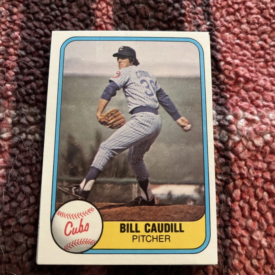 1981 Fleer Bill Caudill Chicago Cubs #306 - Image 1 of 1