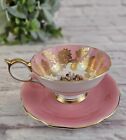 Aynsley Pink Gold cup and saucer singed by J A Bailey - Read Description 