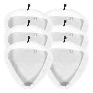 Paños de microfibra cubre almohadillas para fregona limpiadora de vapor SWAN SS2010 blanca paquete de 6 - Imagen 1 de 12