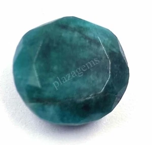 13.30 Ct ROUND Cut LAB-CREATED Green Emerald EGL Loose Gemstone 2D5 - Picture 1 of 4