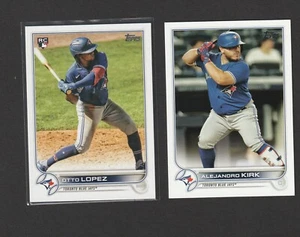 2022 Topps Series 2 Otto Lopez Rookie No. 422 & Alejanoro Kirk # 432 - Bild 1 von 2
