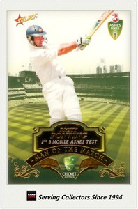 2007-08 Select Cricket Cards Man Of The Match MTM2 Ricky Ponting