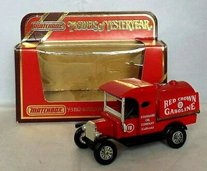 MATCHBOX Models of Yesteryear Y-3 1912 Model 'T' Ford Tanker RED CROWN ISSUE 1 - Picture 1 of 6