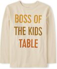The Children's Place Baby Boys' Long Sleeve Fall Thanksgiving Graphic T-Shirt L