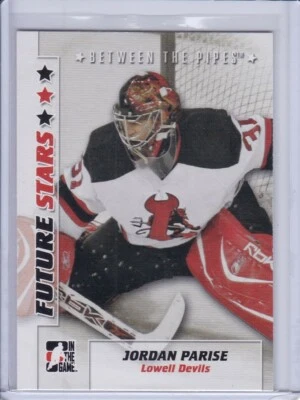 Jordan Parise 2007 Between The Pipes Hockey Card 24 Grade MT - Image 1 of 2