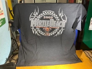 P11-80 HARLEY DAVIDSON BIKE RALLY T-SHIRT - MYRTLE BEACH SC - 2009 - SIZE XL - Picture 1 of 6